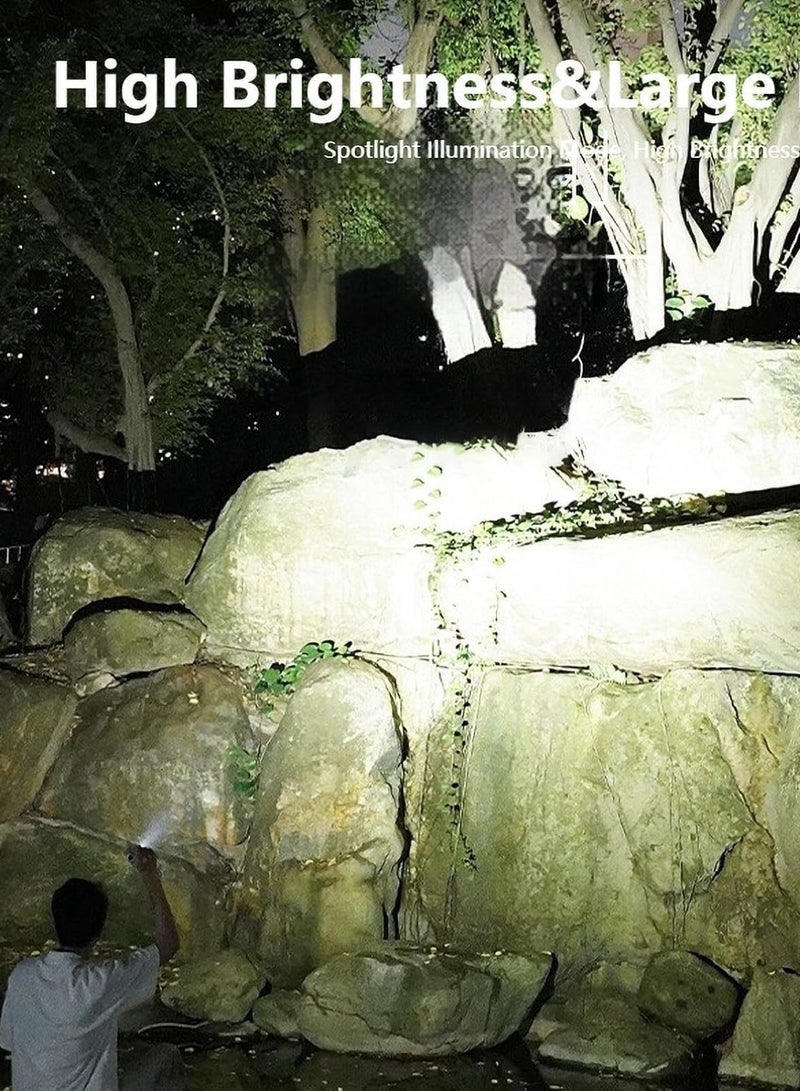 E-SMARTER Led Flashlight Keychain, Rugged Mini Rechargeable Pocket Flashlight, 2000 Lumens Keychain Toy for Kids, Led Keychain Torch Camping Lantern for Outdoors Illumination, Hiking, Emergency - Image 3