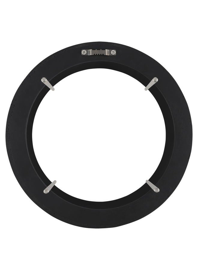 Stein Design Round Frames - Hand-Finished Open-Back Round Frames for Canvas, does not include glass or backing - [Black - 5" Diameter] - Image 3