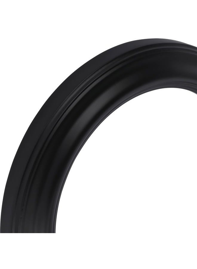 Stein Design Round Frames - Hand-Finished Open-Back Round Frames for Canvas, does not include glass or backing - [Black - 5" Diameter] - Image 2