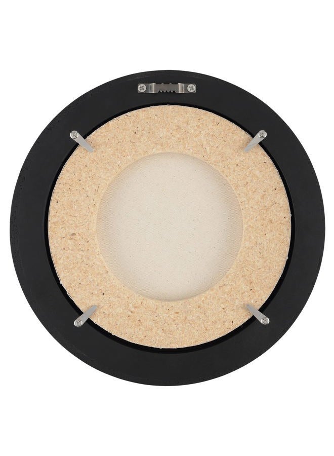 Stein Design Round Frames - Hand-Finished Open-Back Round Frames for Canvas, does not include glass or backing - [Black - 5" Diameter] - Image 4