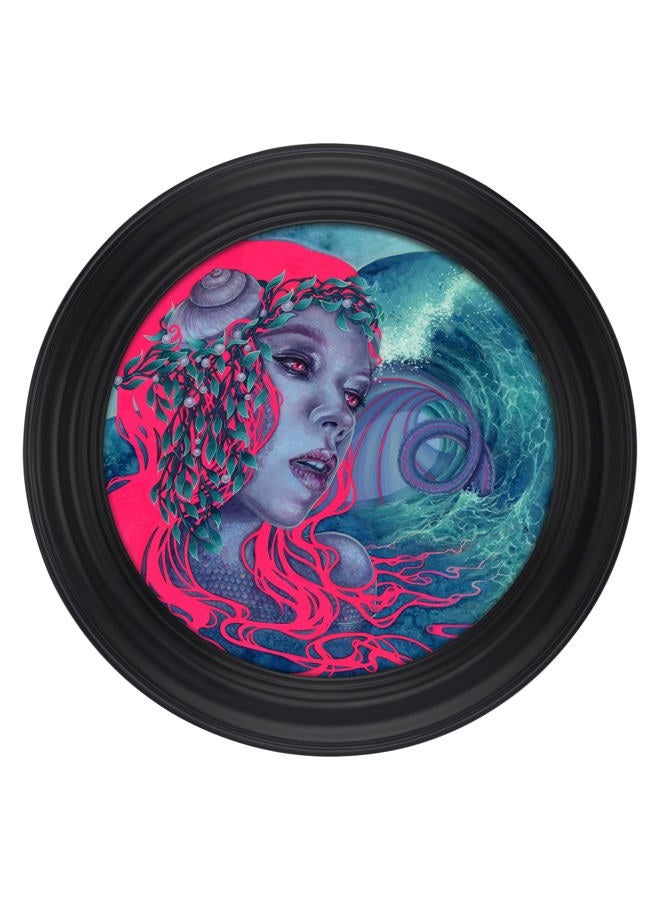 Stein Design Round Frames - Hand-Finished Open-Back Round Frames for Canvas, does not include glass or backing - [Black - 5" Diameter] - Image 5