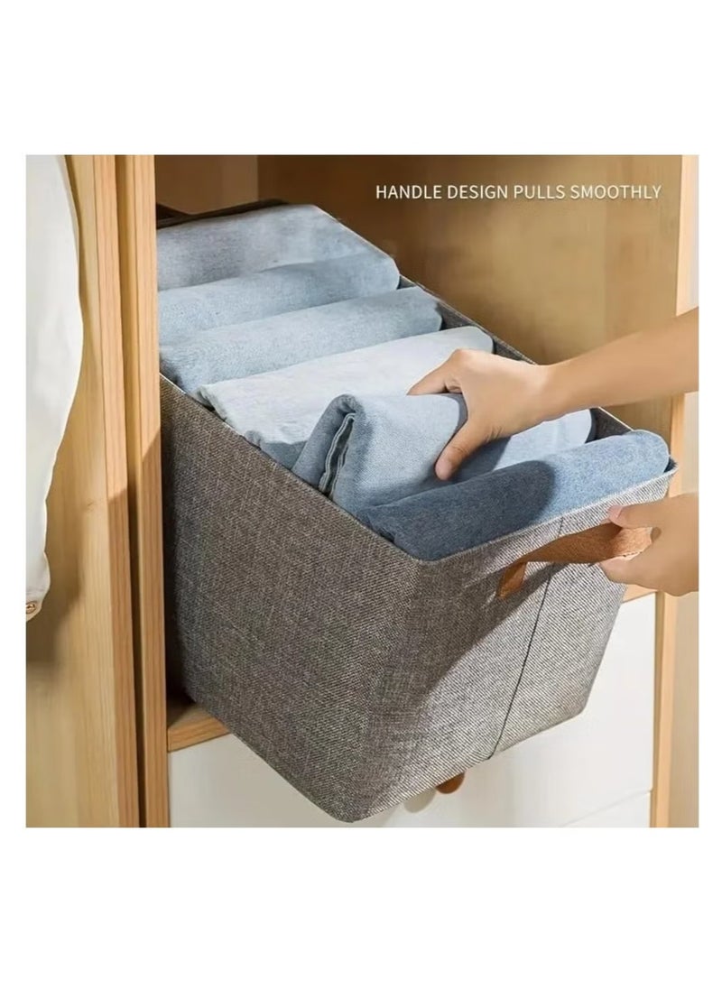 Generic Foldable Oxford Storage Box for Organizing Clothes, Towels and Bedding, Size 44*30*20 cm (multicolor)  - Image 1