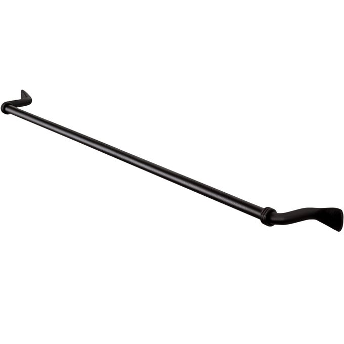 FARMEHOUSE BATHROOM TOWEL HOLDER WROUGHT IRON MATTE META BLACK TOWEL BAR WALL MOUNT ROD HANDMADE HOME DECOR METAL KITCHEN HANGER BAR 26 FITS 24 INCH TOWELS