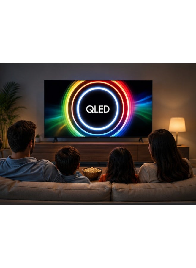 NIKAI 55-Inch 4K UHD QLED Smart TV | 60Hz | Frameless Design | Android 15 | Wi-Fi | HDR | 3 HDMI | 2 USB | 2 Year Warranty | 55NKSQLED black - Image 3
