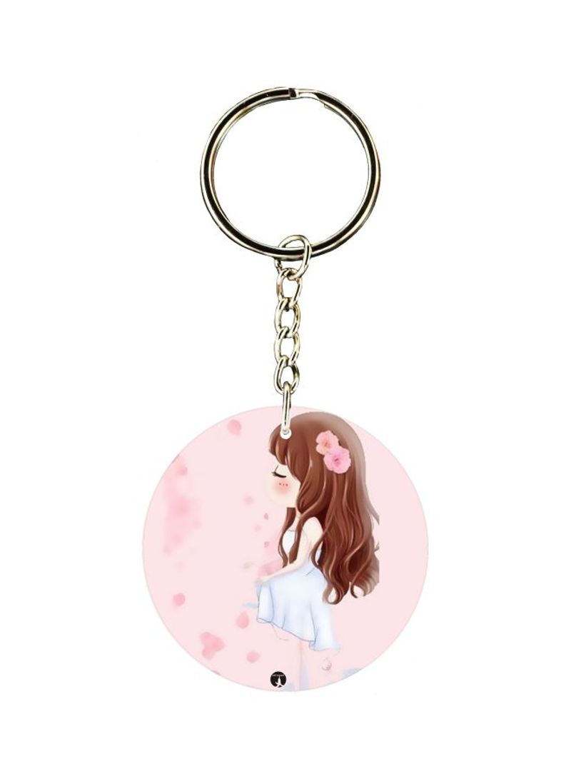 RKN Printed Single Sided Keychain