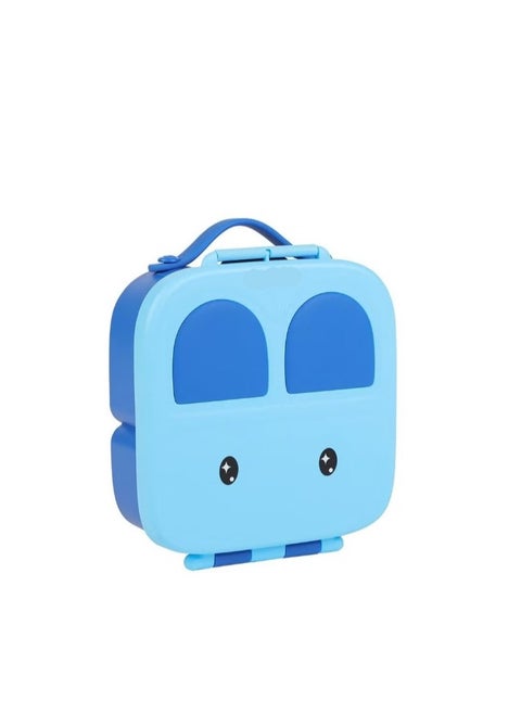 Bento Lunch Box w Handle  Blue