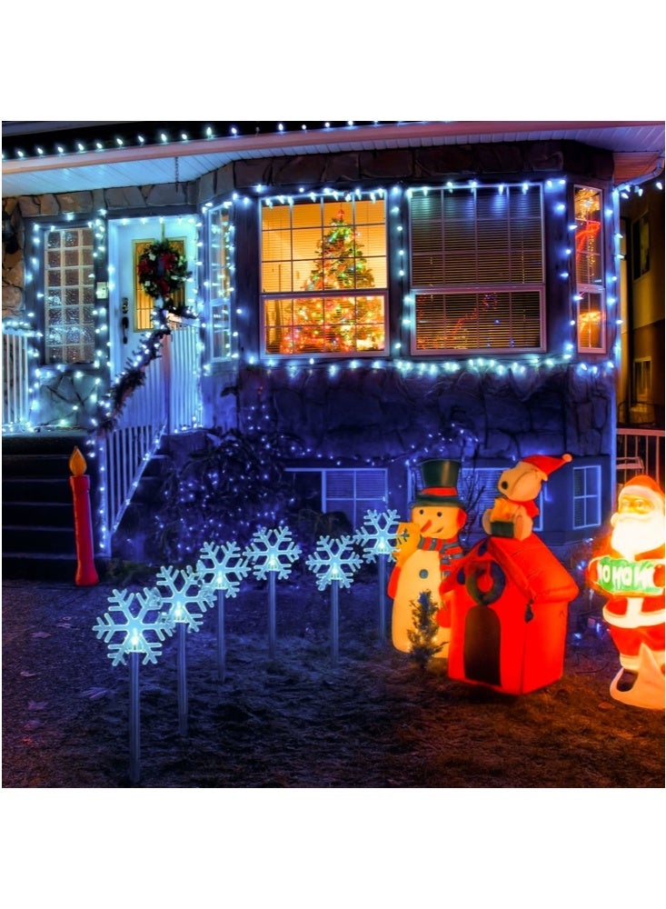 GGEROU أضواء الجنية تعمل بالطاقة 328 قدم، أبيض بارد 1000 LED مع جهاز تحكم عن بعد، أضواء شجرة Xmax مقاومة للماء لتزيين الحفلات في الهواء الطلق والداخلية في عيد الهالوين - Image 5