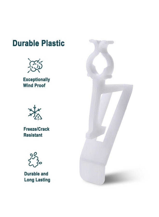 Brightown Universal Christmas Light Clips - All-in-One Gutter and Shingle Clips for C7, C9, and Mini Lights, 400 Pack - Image 3