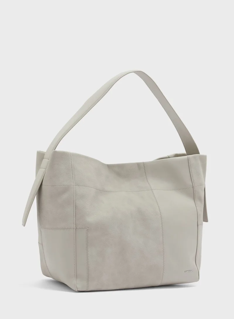 CALVIN KLEIN Texture Block Large Shopper
