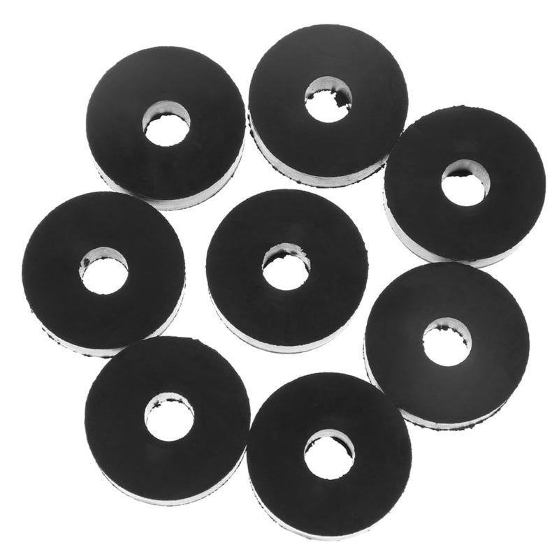 Heavy Duty Flat Rubber Grommets 16pcs Vibration Dampening Pads For Air Conditioner Noise Reduction - Image 1