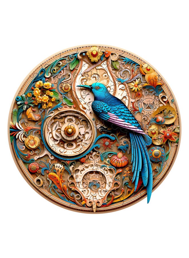 حار غير النظامية جولة الطيور على شكل حيوان خشبي الكبار لغز لعبة محطة مستقلة بالجملة-اللون: L-carton-H189 - Image 1