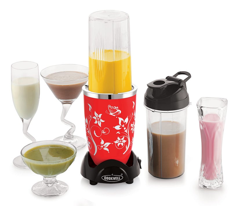 Cookwell Nutri Blender (5 Jar 3 Blade, Red) - Image 4