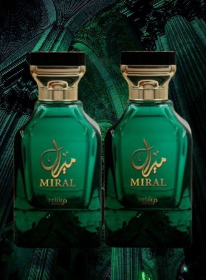 Mashaer 2 Pieces Miral Perfume 100ML - Image 1
