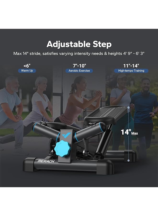 Merach Stepper Exercise & Fitness Step Electric Stair Stepper Sports Equipment Exercise Bike Twist Stair Stepper For Home 150Kg Capacity Workout Home Gym Equipment - Image 4