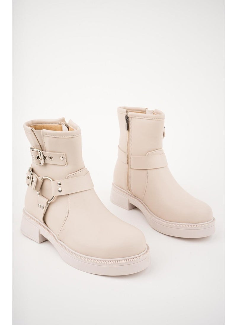 muggo Osho Guaranteed Zippered Women's Winter Boots with Belt Detail  - Image 5