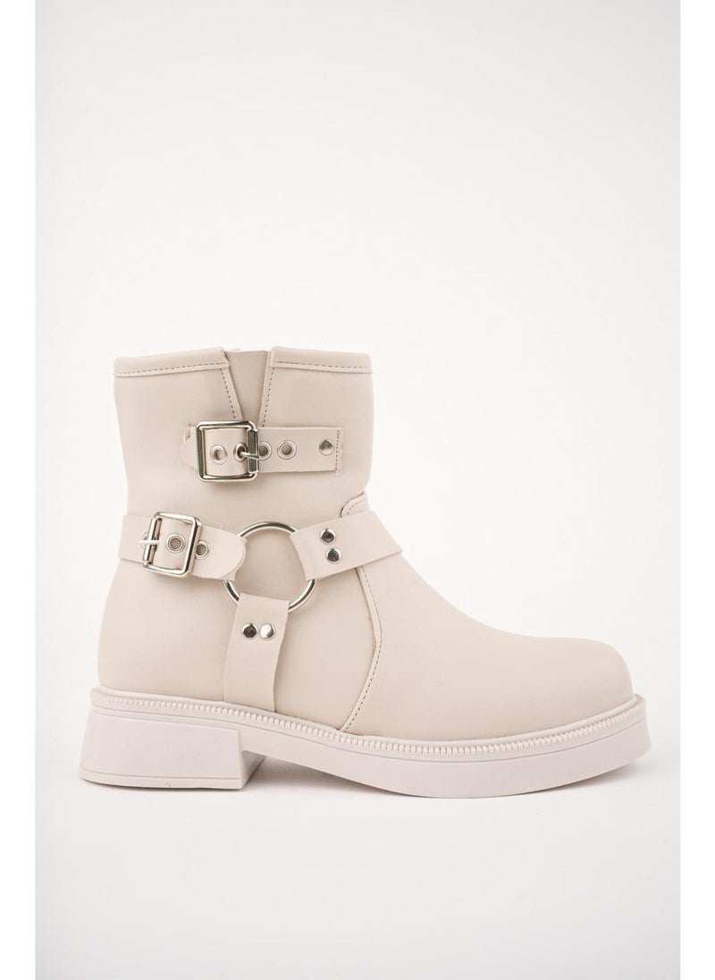 muggo Osho Guaranteed Zippered Women's Winter Boots with Belt Detail  - Image 1