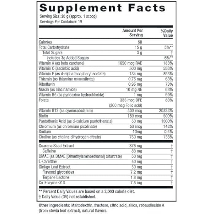 Twinlab Choline Cocktail - Brain Health Support - Energy Supplement for Men & Women - 13.33 oz - Image 2