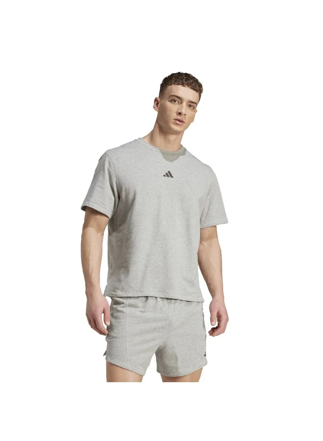 Adidas D4T X Tee Grey Training T-Shirts For Men XS