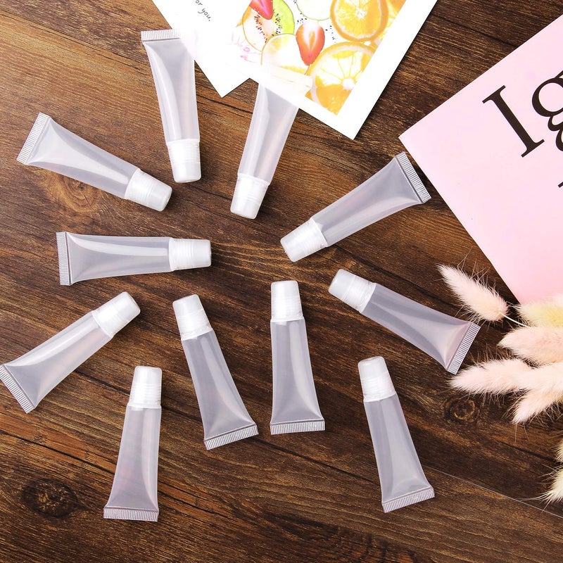 HRLORKC HRLORKC 200Pcs 10ml Empty Tubes Lip empty lip gloss containers for Lip Gloss Balm Cosmetic  - Image 4