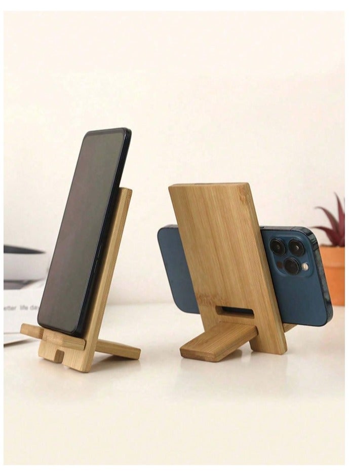 Durable and sturdy wooden mobile phone and iPad holder for the office - Image 4