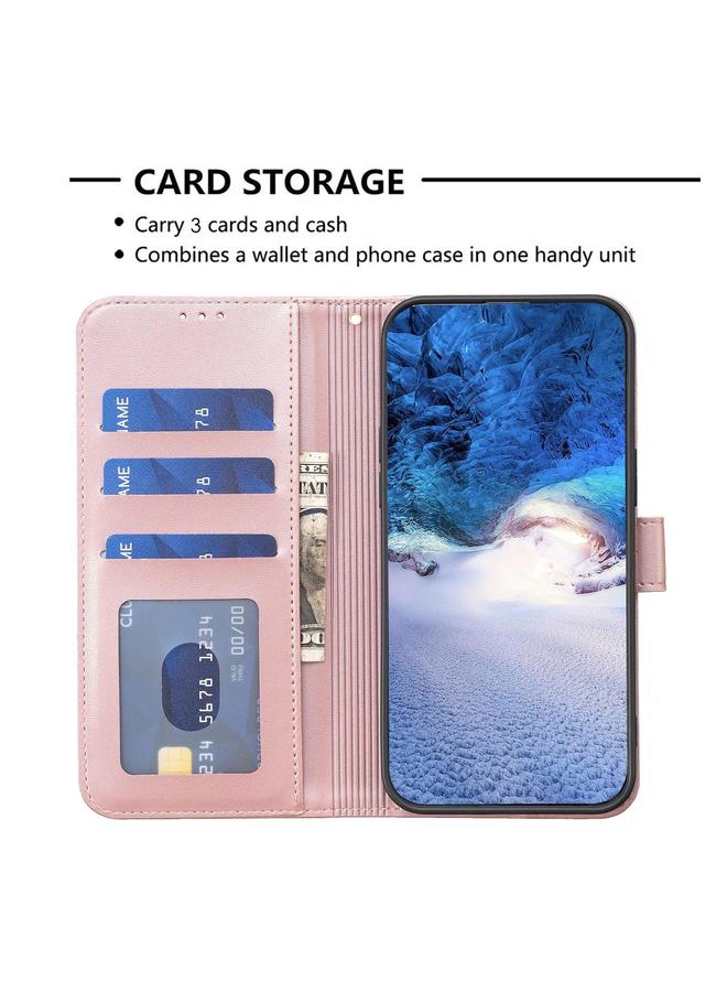 S-TOP Case For Honor X8c 4G Four-leaf Embossed Leather Phone Case - Image 4