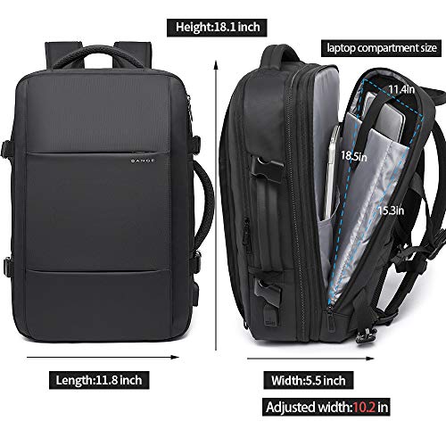 BANGE 35L Travel Backpack,Flight Approved Carry On Backpack for International Travel Bag, Water Resistant Durable 17-inch Laptop Backpacks,Large Daypack Business Weekender Luggage Backpack for Men Women - Image 5