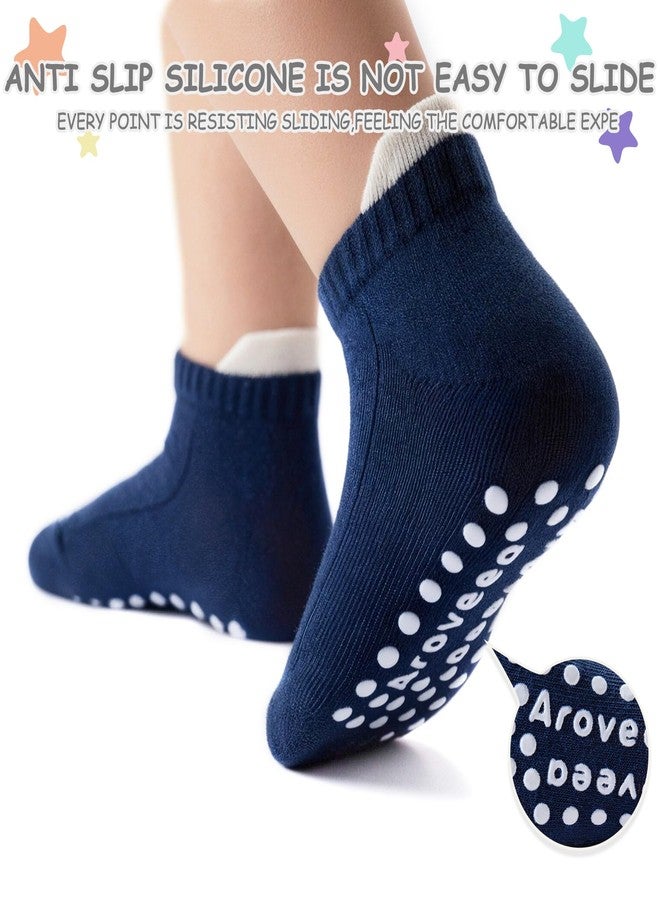 Aroveea Baby Toddle Socks Grip Non Slip Kids Boys Girls Cotton 12 Pack Ankle Cute Newborn Socks1-3T - Image 4
