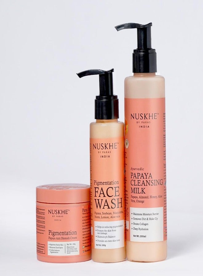 Nuskhe By Paras Papaya Glowing Radiance Combo - Image 1