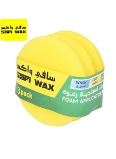 SONAX Polish + Wax Color 500 Ml Car Carnauba Wax For All Standard And Metallic Paint Surfaces -(Black) With Safi Wax Wash Dry Sponge 3 Pieces  - Image 4