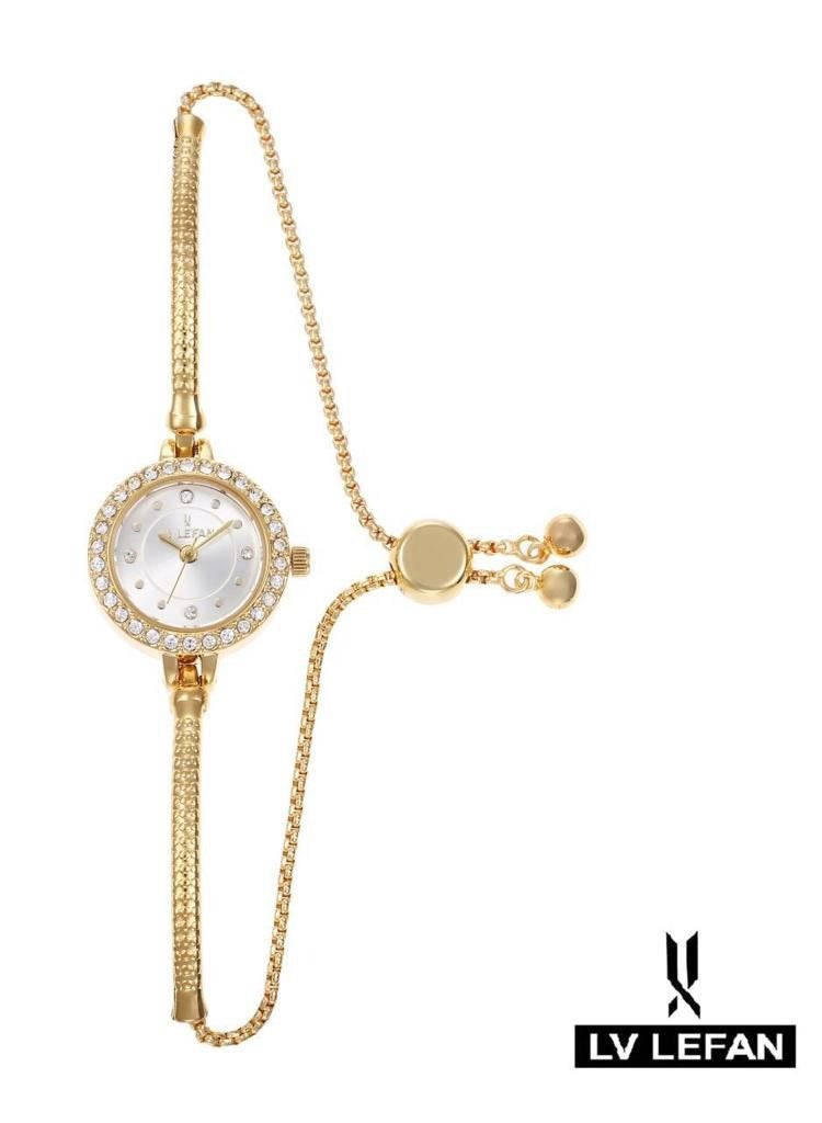 ساعه نسائيه من لف ليفان جديده وجذابه