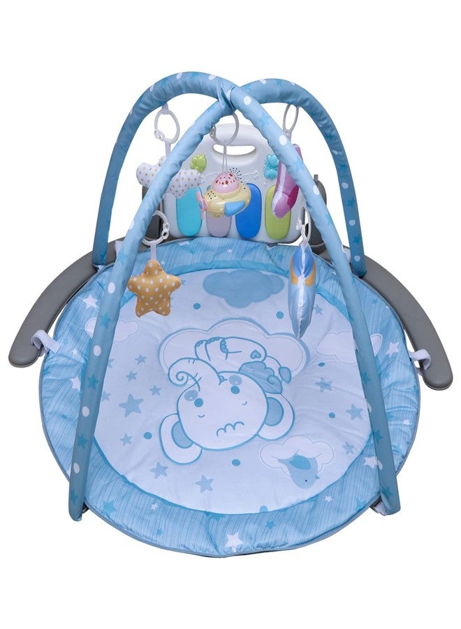 Delavala Play mat Gym 5 in 1 Kick & Play Activity Centre, Fun Animals, Music, Sound, Textures, Rattle, Discovery Carpet for Infants Toddlers New Born Baby Playmat, Play Gym - Image 1