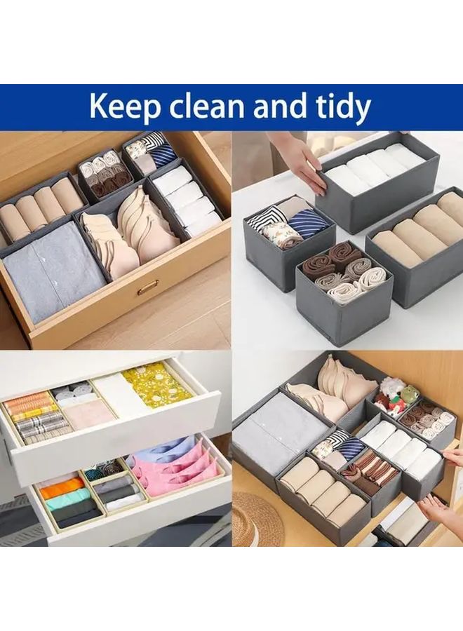Variant Color 4 Piece Drawer Style Storage Box For Clothes Underwear And Socks - Image 2