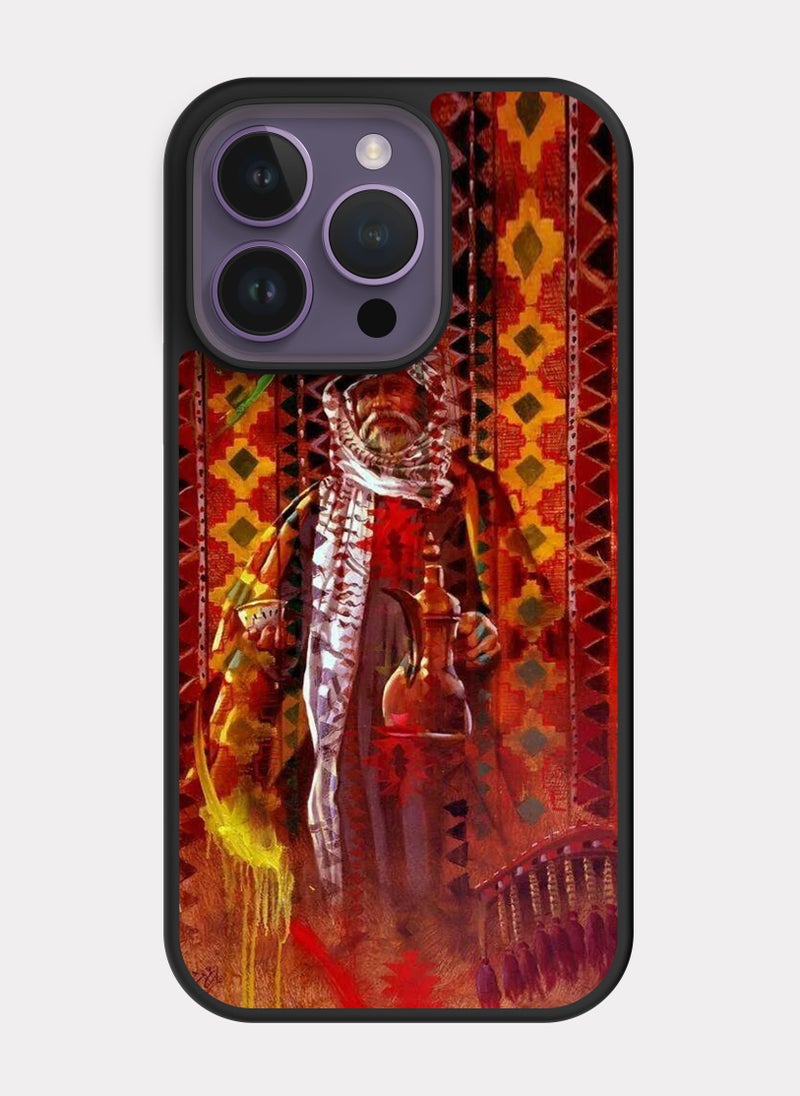 PXLAAT iPhone 14 Pro case cover Bedouin Man - Image 1