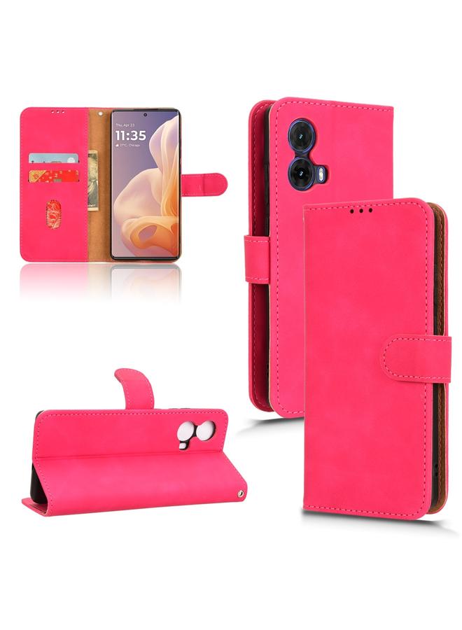S-TOP Case For Motorola Moto G85 / S50 Neo Skin Feel Magnetic Flip Leather Phone Case - Image 1