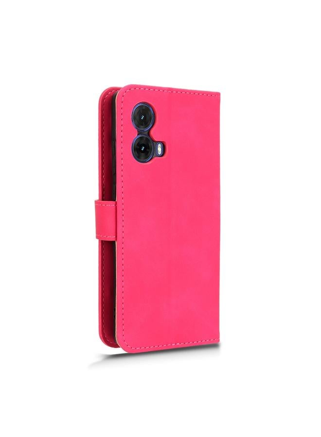 S-TOP Case For Motorola Moto G85 / S50 Neo Skin Feel Magnetic Flip Leather Phone Case - Image 3