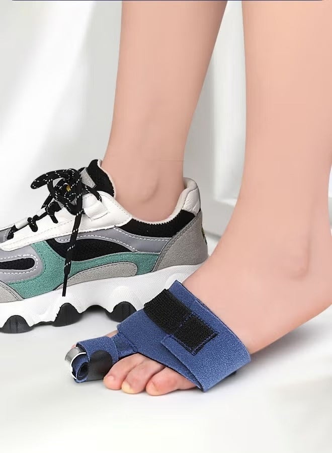 Bukela 1 Pcs Toe Splint Toe Support Aluminium Strip Fixation Protection Toes Pressure Reduction Single Toe Flexed Bowed Toe Support Splint Unisex Toe Straightener(Blue) - Image 5