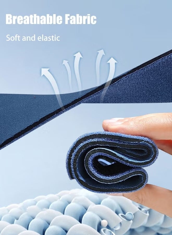 Bukela 1 Pcs Toe Splint Toe Support Aluminium Strip Fixation Protection Toes Pressure Reduction Single Toe Flexed Bowed Toe Support Splint Unisex Toe Straightener(Blue) - Image 2