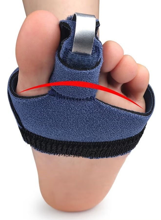 Bukela 1 Pcs Toe Splint Toe Support Aluminium Strip Fixation Protection Toes Pressure Reduction Single Toe Flexed Bowed Toe Support Splint Unisex Toe Straightener(Blue) - Image 4
