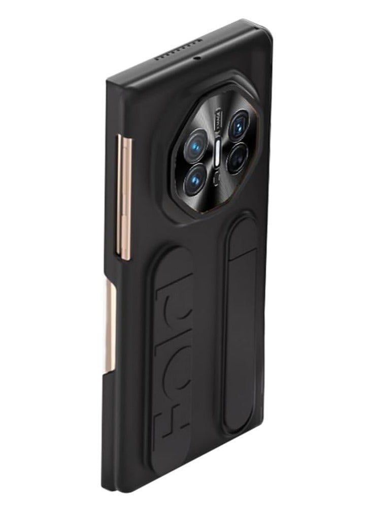 Compatible with Huawei Mate XT Ultimate Design 5G Case, featuring an adjustable stand and wrist strap, with a matte PC shock-resistant protective cover and Mate XT hinge protection case. - Image 1