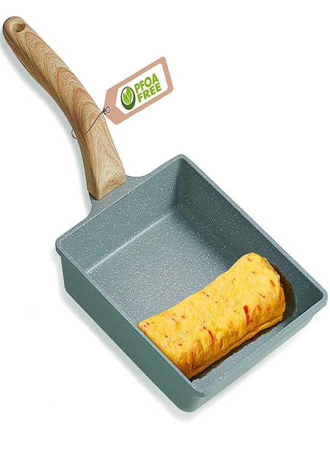 NILKANTH® Japanese Omelette Pan Nonstick Tamagoyaki Egg Pan,Retangle Small Frying Pan,Non-Stick Coating (PFOA Free) - 20 x 15cm - Image 1