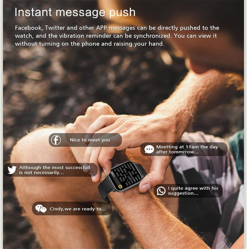 كلاراكو ساعات كلاركو GT30 الذكية، ساعات رياضية أنيقة طويلة الأمد مزودة بمستشعر ثلاثي الأبعاد، مقاومة للماء IP67، مراقبة صحة النوم، ساعة لياقة بدنية مع عداد خطوات للنساء والرجال - Image 3