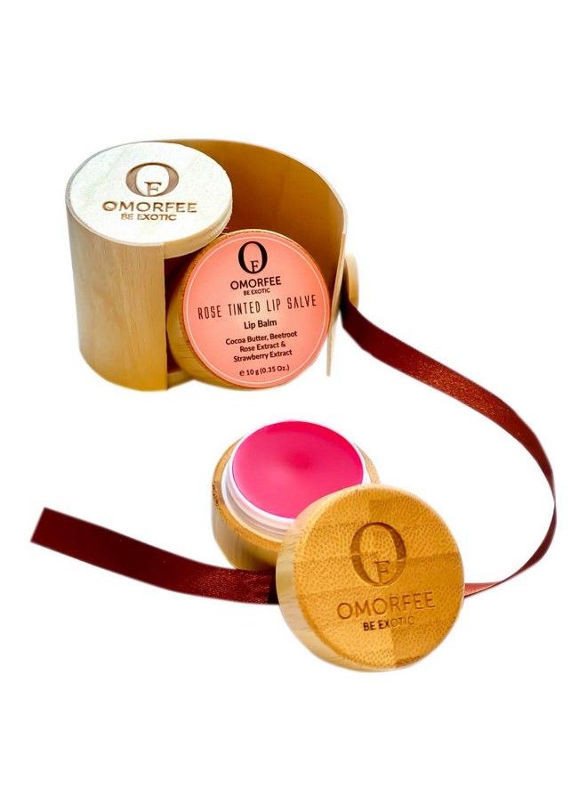 OMORFEE BE EXOTIC OF - Omorfee 100% Organic Tinted And Moisturizing Lip Balm Treatment Strawberry Flavor 10G/0.35Oz - Image 1