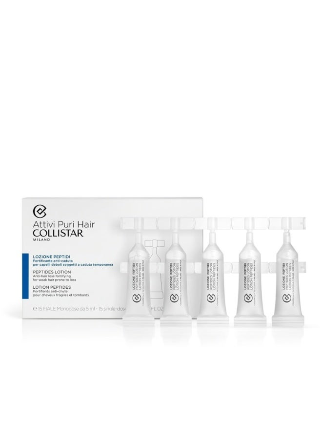 Collistar Pure Actives Hair Peptides Lotion Anti-Hair Loss Fortifying 5ml x15 - Image 1