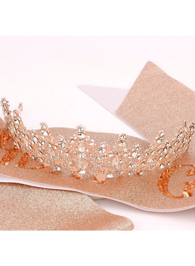 COCIDE "BIRTHDAY GIRL Birthday Sash and Crowns for Women Crystal Birthday Sashes for Women Party Decoration for Happy Birthday Gift Accessory - Image 5