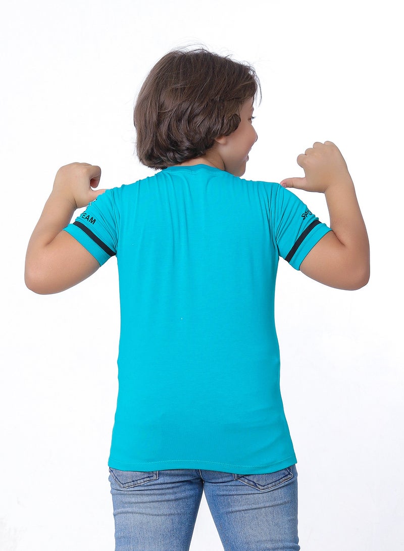 بيبو تيشيرت اولادى نصف كم مطبوع - Image 2