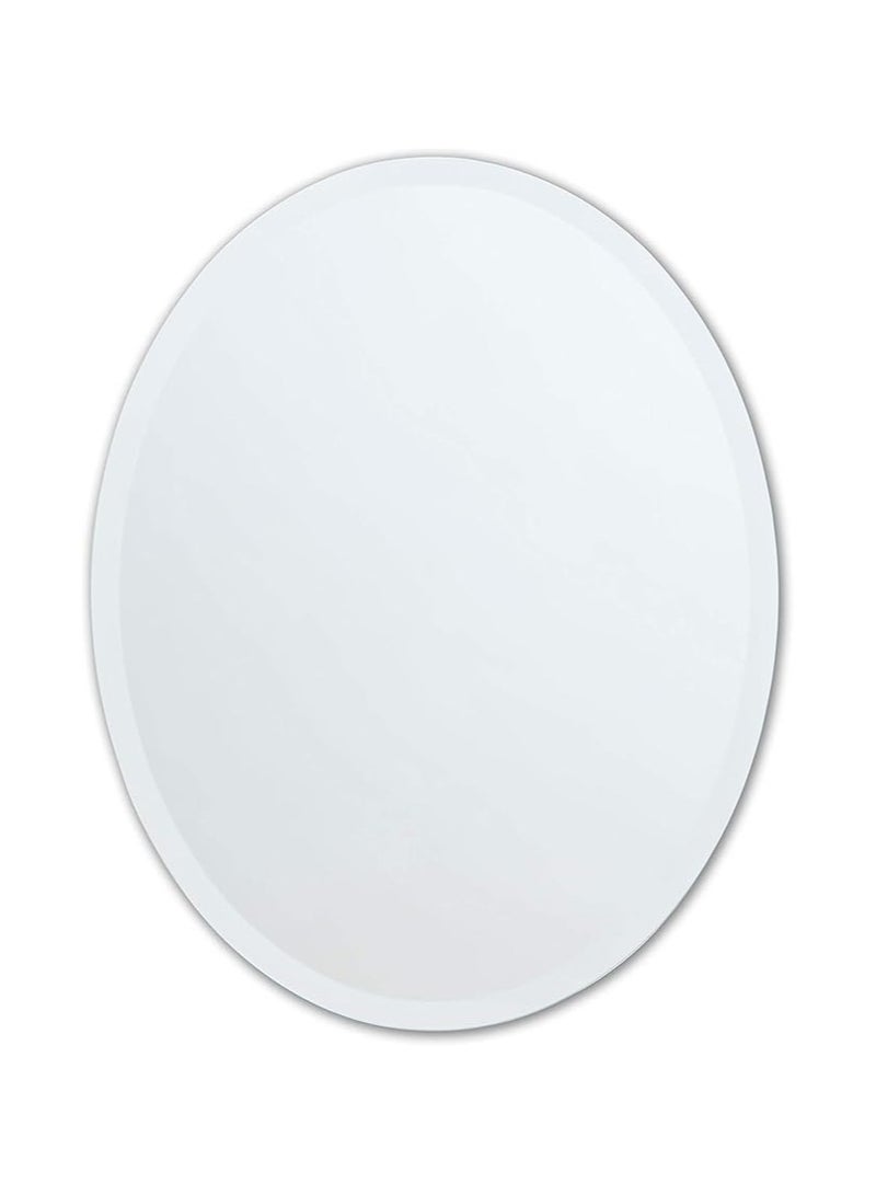 Space Better Bevel (60cm x 90cm ) - Frameless Rectangle Wall Mirror Bathroom, Vanity, Bedroom Rectangular Mirror 60cm x 90cm (Large) - Image 1