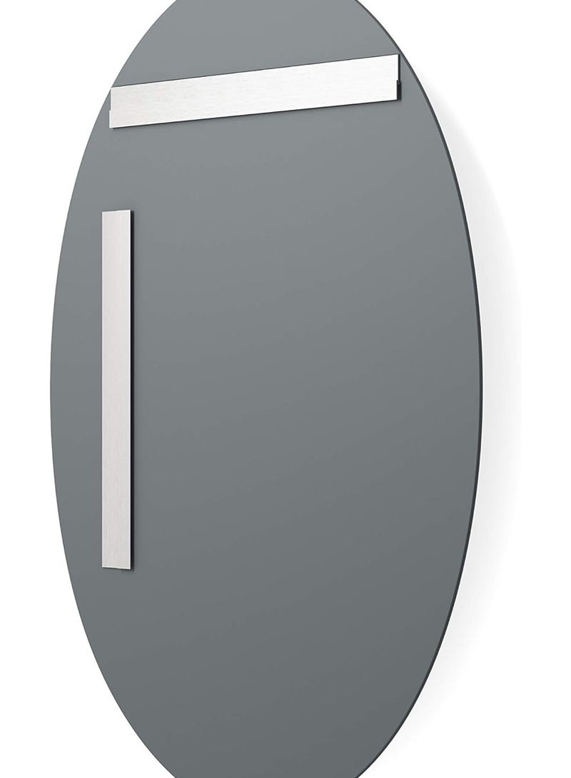 Space Better Bevel (60cm x 90cm ) - Frameless Rectangle Wall Mirror Bathroom, Vanity, Bedroom Rectangular Mirror 60cm x 90cm (Large) - Image 5