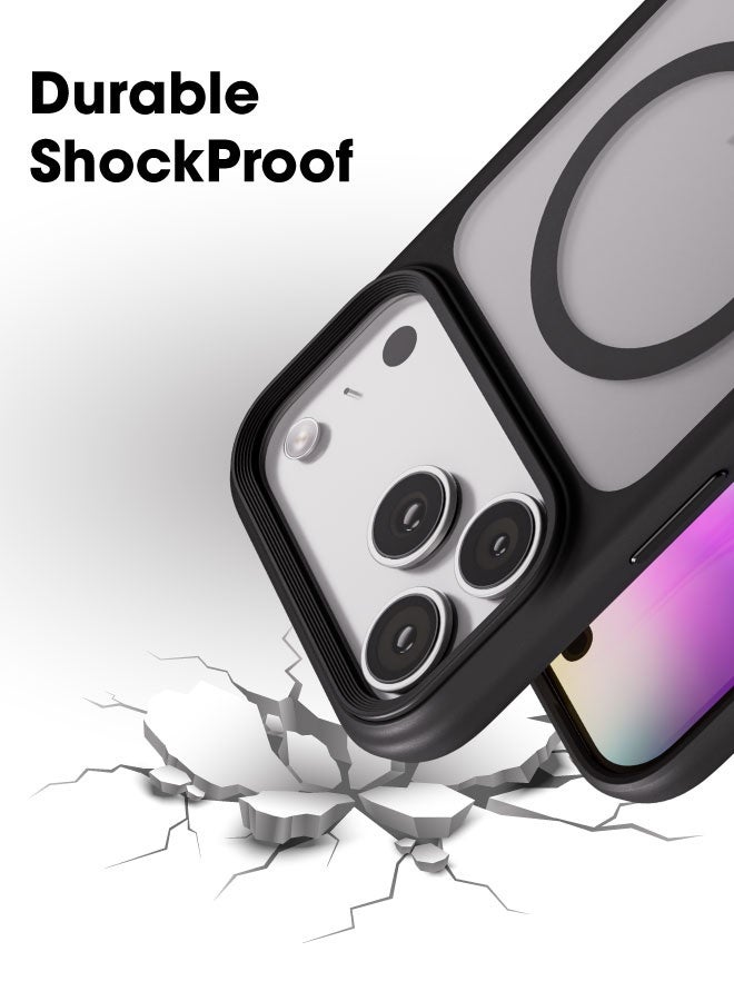 blupebble Hybrid Matte MagSafe Compatible Case for iPhone 17 Pro / iPhone 17 Pro Max – Shockproof Slim Protective Cover - Image 3