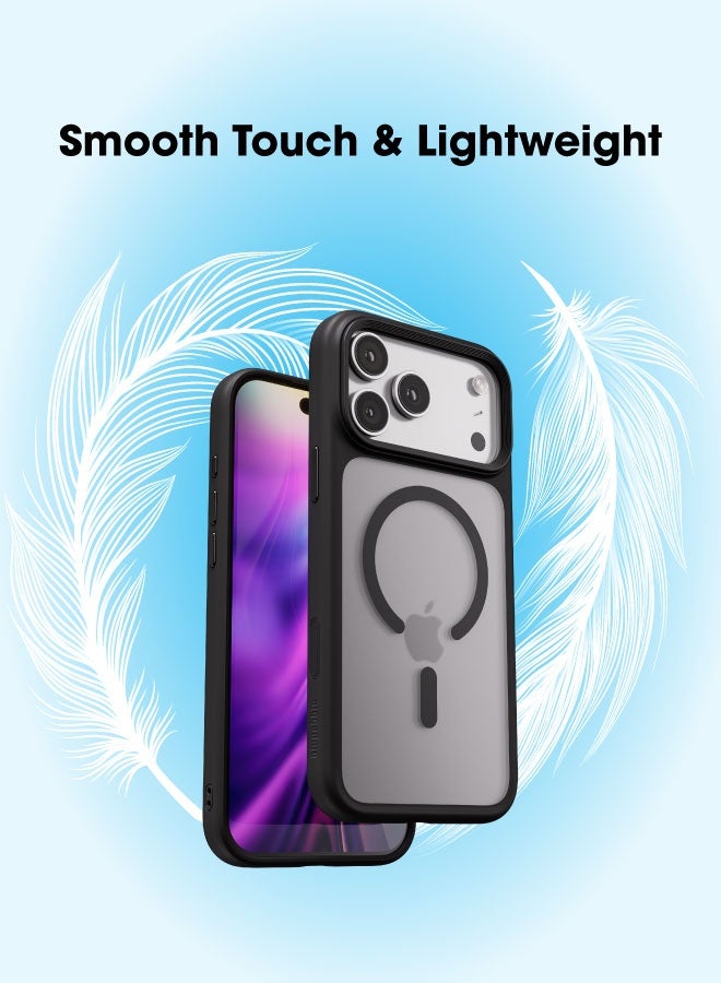 blupebble Hybrid Matte MagSafe Compatible Case for iPhone 17 Pro / iPhone 17 Pro Max – Shockproof Slim Protective Cover - Image 5