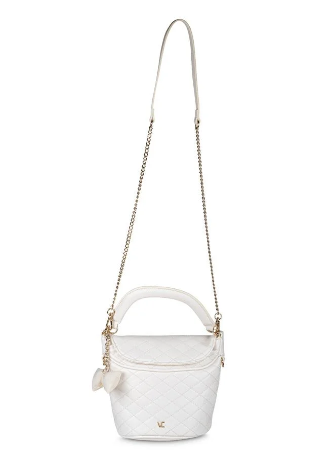 فينتشي حقيبة كتف نسائية مبطنة